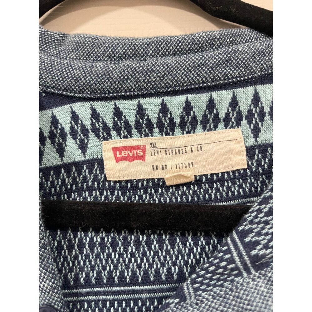 Levi's Men's XXL Collared Blue Shirt w/ Pocket